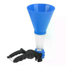 PARK (Blau) 3 Teile/satz Universal Motor Öl Füllung Trichter Set Einstellbare Benzin Adapter Ändern