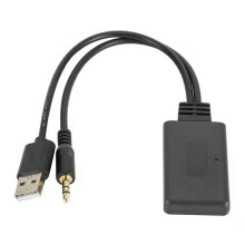 Módulo receptor Bluetooth inalámbrico para coche PARK (AUX y USB) Adaptador AUX Receptor estéreo de