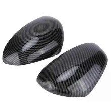 PARK (Carbonfaser-Stil) 1 Paar Rückspiegelkappen zum Aufkleben, Schutzgehäuse für Smart Fortwo/Forfour