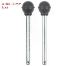 PARK (10 x 130 mm) 2 pasadores de metal para pila de pesas, 8/10 mm, cabeza esférica, pasador de fijación