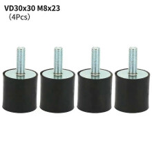 PARK(VD30x30 M8x23)M6 Gummi Halterungen Männlichen Anti Vibration Silentblock Auto Boot Spulen Dämpfung