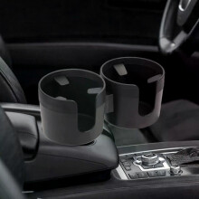 PARK (schwarz) Dual Automotive Cup Holder Extender Abnehmbarer Doppel-Getränkehalter Auto-Innenraum-Organizer