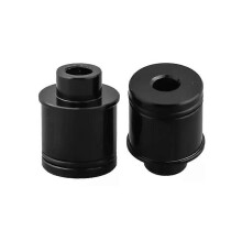 PARK (2 Stück 12 bis 9 mm) Mountainbike-Achse vor und nach der Blumentrommel, 12/15 mm bis 9 mm Steckachse,