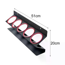 PARK (Schwarz) Autowaschanlage Sprühflaschenhalter Halterung Reinigungs-Detailing-Tool Organizer Garage