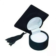 PARK(S) Ringbox für den Antrag, Abschlusshut-Display, Flanell-Schmuck-Aufbewahrungsbox, Ring-Organizer-Etui,