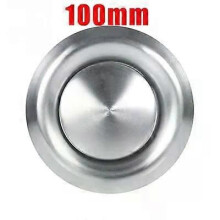 PARK (100 mm) 3 misure in acciaio inox, copertura per condotto di ventilazione rotondo, sfiato rotondo,