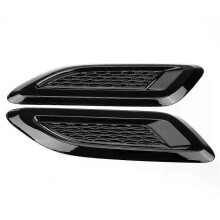 PARK (B) Auto Chrom Seitenhaube Vent Dekoration Aufkleber Dekorative Racing Intake Trim Auto Zubehör