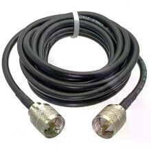 PARK (6 Zoll) 1 Stück RG58 UHF PL259 Stecker auf UHF PL259 Stecker HF-Koaxial-Überbrückungskabel