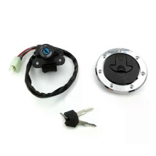 PARK (Full Set Lock) Motorrad Zündschloss Tankdeckel Abdeckung Sitzschloss Schlüssel Für Kawasaki ZX6R