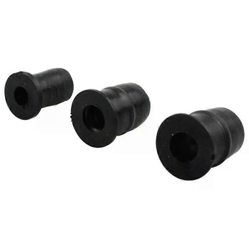 PARK (M6) 10 Stück Universal-Motorrad-Windschutzscheiben-Befestiger M6 Gummi-Well-Mutter Windschutzscheiben-Mutter 1