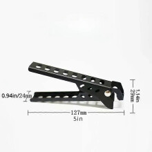 PARK (schwarz) Anti-Hot Alloy Topf Clip Schüssel Greifer Topf Lebensmittel Klemme Küche Schüssel Teller