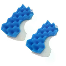 Filtro HEPA PARK (2 piezas azules) para aspiradora Samsung SC18, VC21, SC43, SC44, SC45, SC47, H11.