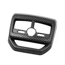 PARK (Kohlefaser) Armlehnenbox hinten Klimaanlage AC Vent Outlet Formabdeckung Trim Autozubehör für