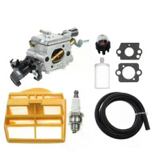 PARK (Als Bild) Vergaser Luft Kraftstoff Filter Set für Husqvarna 445 450 445E 450E JONSERED CS2245S