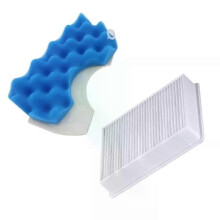Filtro HEPA PARK (1 pieza blanca, 1 pieza azul) para aspiradora Samsung SC18, VC21, SC43, SC44, SC45,