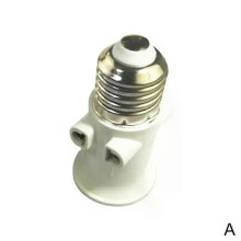 PARK (Weiß) E27 EU LED Weiße Glühbirne PBT Lampenfassung Lampenfassung Verwendet In 2-poligem Stecker