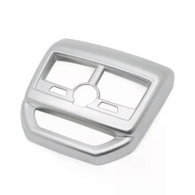 PARK (Silber) Armlehnenbox hinten Klimaanlage AC Vent Outlet Formabdeckung Trim Autozubehör für Peugeot