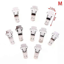 PARK(M)10 piezas/lote de clips para zapatos de acero inoxidable con forma de flor, adornos para manualidades,