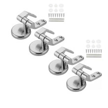 PARK (4 Stück) 2/4 Stück Toilettensitzscharniere, universelles Sitz-Fixierungsscharnier aus Edelstahl,
