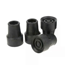 PARK (16 mm) 4 Stück rutschfeste Gummi-Gehstock-Pads, Krücken-Unterseitenpolster, robuster Schutz für