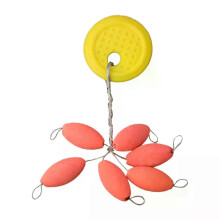 PARK(vaaleanpunainen) Valoisa kalastuskelluke 63mm*132mm/10mm soikea Seitsemän tähden kelluntapavut
