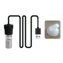 Calentador de acuario PARK (20 W) con pantalla digital de temperatura externa, ajustable y sumergible,