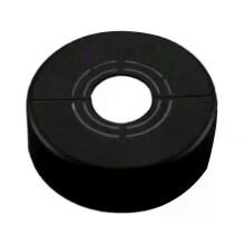 PARK (negro) Grifo decorativo, cubierta de brida, accesorios para grifo, tubería de grifo, cubiertas
