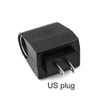 PARK (US) Auto-Zigarettenanzünder-Adapter AC 220 V auf DC 12 V EU-US-Stecker-Konverter Wandsteckdose