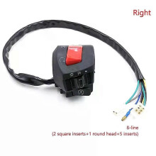PARK(A1)Interruptores universales para manillar de motocicleta con estrangulador, bocina, intermitentes,
