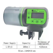 PARK(AF-2021B) Mangiatoia automatica per pesci, digitale, acquario, timer elettrico in plastica, cibo