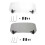 PARK (Grau) Universal Motorrad Windschutzscheibe Verlängerung Einstellbare Spoiler Clamp-Auf Windschutzscheibe 3