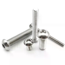 PARK (3 mm) 5/10/50 pezzi M16 M2 M25 M3 M4 M5 M6 M8 A2-70 304 Acciaio inossidabile ISO7380 Testa bombata