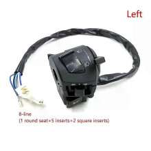 PARK(A2)Interruptores universales para manillar de motocicleta con estrangulador, bocina, intermitentes,
