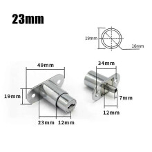 PARK(23mm)Home Cam Sylinteri Lukot Kieleke Oven Pultti Salpa Puinen Kaappi Vaatekaappi Liukuovi Avainmetallilla