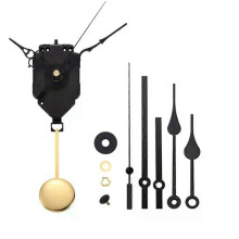 PARK (Schwarz) 1 Set Hängende DIY-Quarz-Wanduhr-Bewegungsmechanismusteile für die Pendeluhr-Reparatur