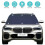 PARK (mit Spiegelabdeckung) Auto-Frontscheibenabdeckung Auto-Magnet-Sonnenschutzabdeckung Auto-Windschutzscheiben-Schnee 3