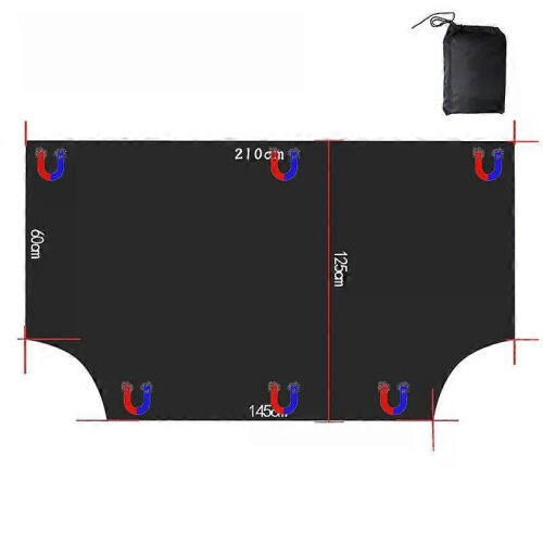 PARK (Windschutzscheibenabdeckung) Auto-Frontscheibenabdeckung, magnetische Sonnenschutzabdeckung für