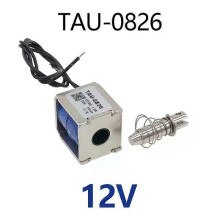 PARK (0826 12 V) TAU-0826B Elektromagnet 2 kg/20 N 0826 Hub 10 mm 6 V Pull Push 24 V 12 V Solenoid-Elektromagneten