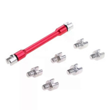 PARK (Rot) Motorrad-Radspeichenschlüssel-Set, Griff-Reparaturwerkzeug, 54 mm – 68 mm, geeignet zum Einstellen