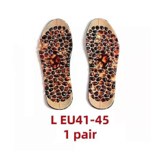 PARK (L EU41-45 1 Paar) Walk Stone Schuhe Pad Gesundheit Fußmassage Einlegesohlen Fußakupressur Schuhe