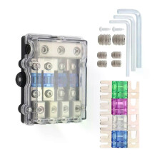 PARK (4-Wege) Sicherungsverteiler-Kit Anl-Sicherungshalter Hitzebeständiger Basis-Sicherungskasten