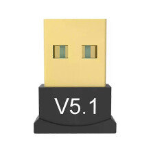 Adaptador Bluetooth PARK (V 5.1) USB 53 compatible con Windows 11/10/81 Transmisor de audio BT Adaptador