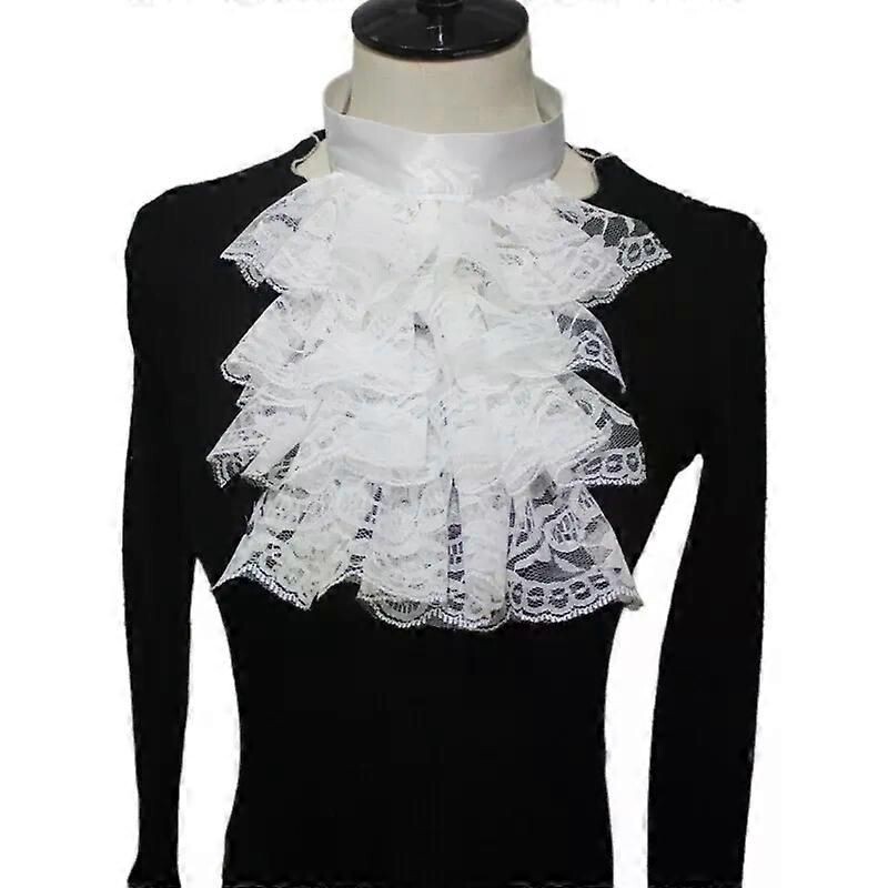 Collier Clown à Volants Victoriens - Style Renaissance - Pour