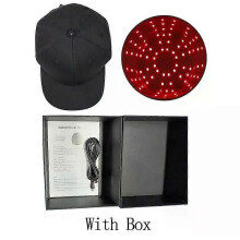 PARK (Cuffia LED con scatola) Nuovo berretto professionale per la crescita dei capelli con luce rossa