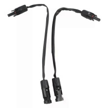 PARK (4mm) 1 Paar PV Solar Kabeldurchführung 35cm Kabel Kupfer Flache Fensterdurchführungen Solar Panel