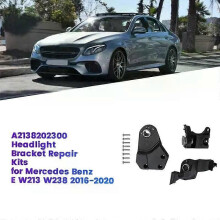 PARK(Musta oikea)Etuvalon kannattimen korjaussarja Mercedes Benz E W213 W238 16-20 ajovalojen pidikkeelle