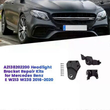 PARK (Musta vasen)Etuvalon kannattimen korjaussarja Mercedes Benz E W213 W238 16-20 ajovalojen pidikkeelle
