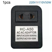 PARK (220 V auf 110 V 50 W) Step-Down-Transformator Reiseadapter 50 W AC 220 V auf 110 V/110 V auf 220