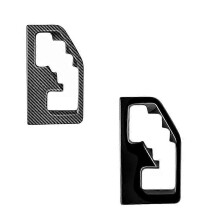 PARK (fibre de carbone) pour Toyota Alphard/Vellfire Série 30 2015- Couvercle de panneau de changement