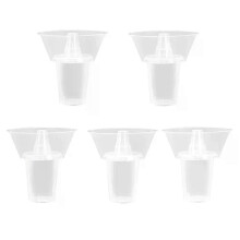 PARK (Transparent) 5 Sets Snacks Getränke Aufbewahrungshalter Kreative Hot Pot geformt Snacks Tablett